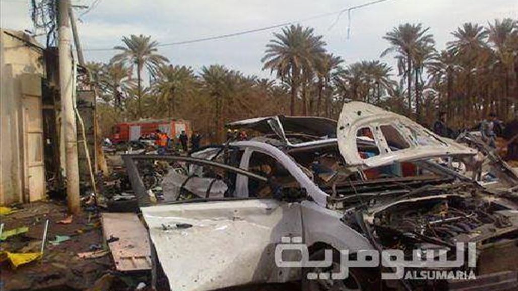 انفجار سيارة مفخخة عند مدخل سيطرة امنية شمالي بغداد