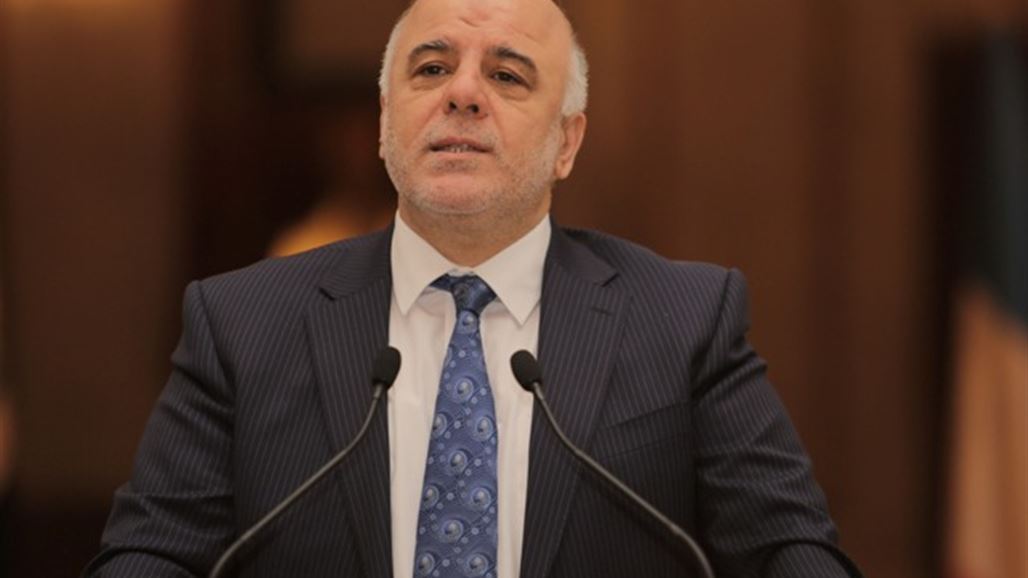 العبادي: تكريت تحررت بدماء العراقيين وحدهم وداعش فخخ المنازل والمباني الحكومية