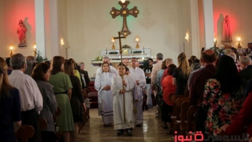 بالصور .. المسيحيون البغداديون يحيون عيد القيامة ويصلون للسلام