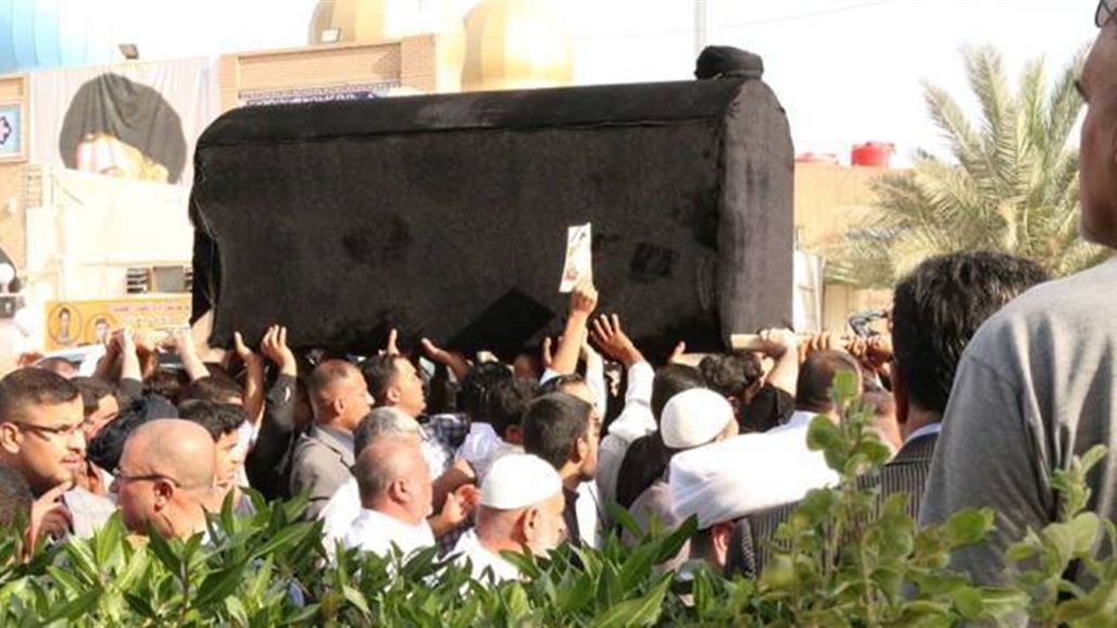 تشييع العلامة بحر العلوم الى مثواه الاخير في النجف بحضور شخصيات دينية وسياسية