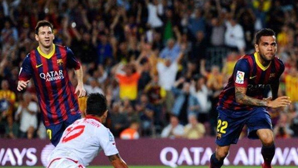 مواجهة صعبة لبرشلونة أمام اشبيلية في الدوري الأسباني