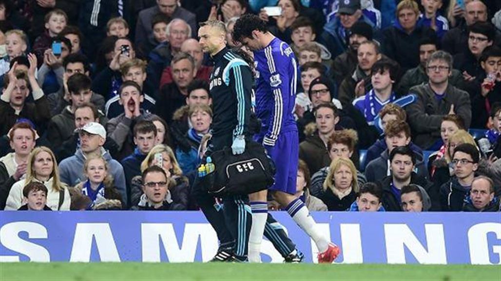 الإصابة تبعد كوستا عن صفوف تشيلسي حتى آيار المقبل