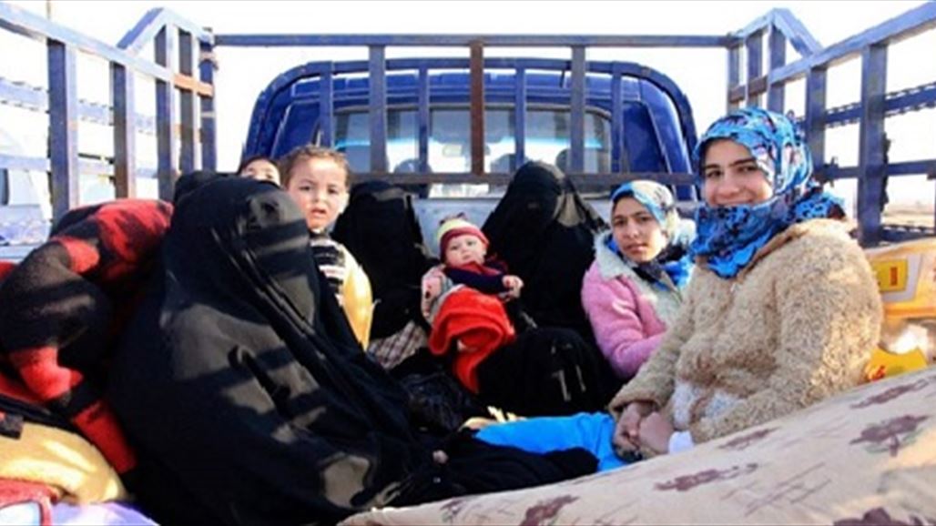 نزوح عشرات الاسر من الكرمة الى الفلوجة بسبب حدة المواجهات مع "داعش"