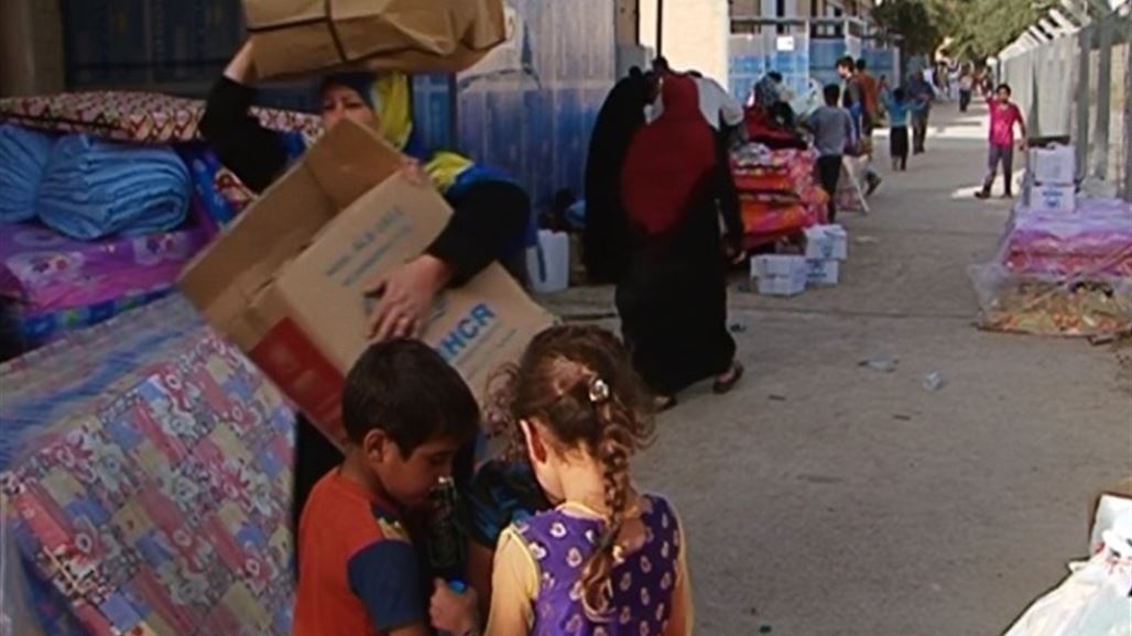 الكاظمية تستقبل اكثر من 70 اسرة من نازحي الانبار