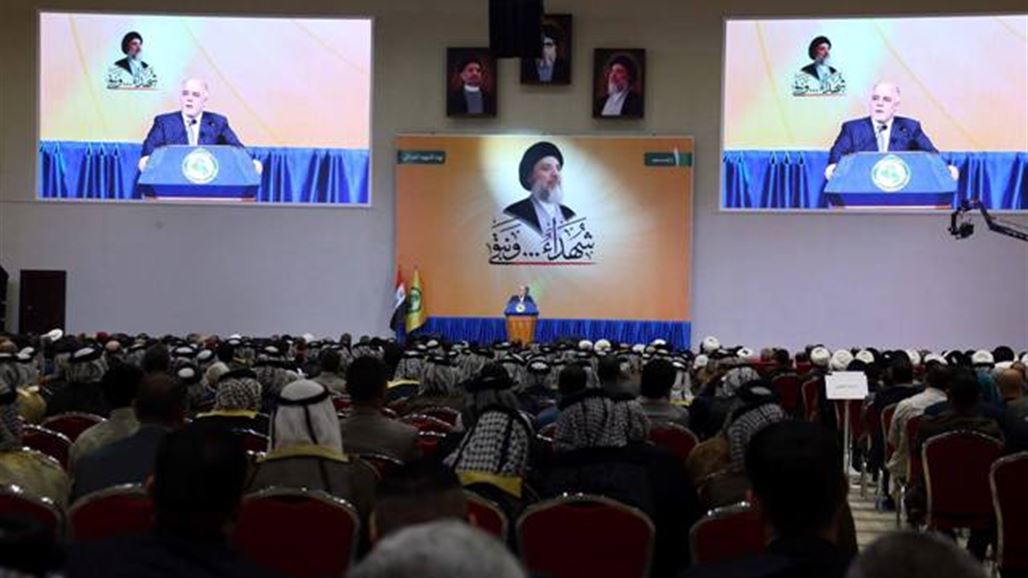 العبادي:  أحيي اهالي بغداد والحلة والناصرية والمحافظات التي استقبلت نازحي الانبار