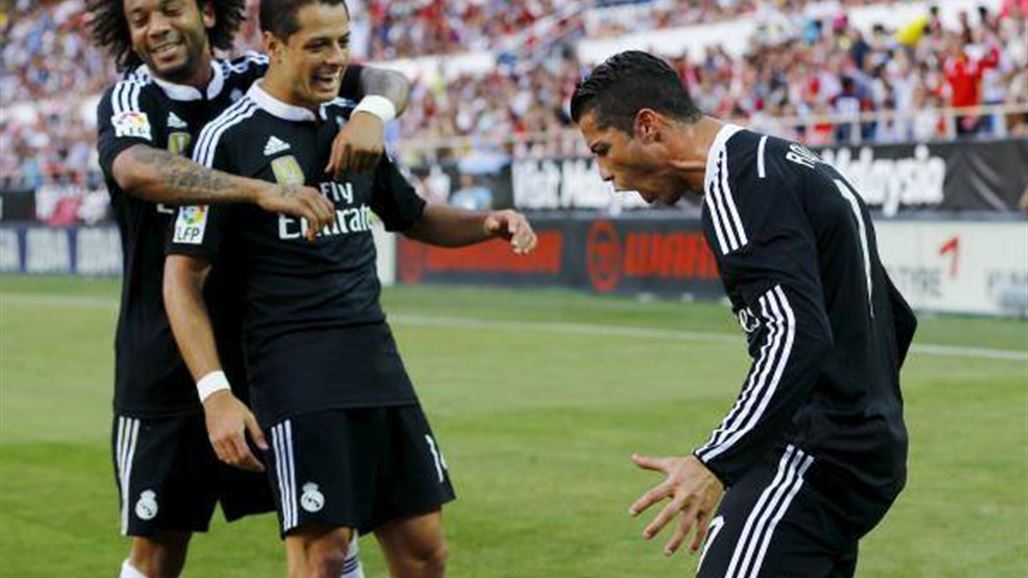 ريال مدريد يواصل الضغط على برشلونة بعد فوزه على أشبيلية