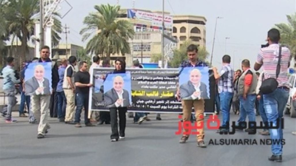 بالصور .. أهالي الكرادة يشيعون الشابندر بحضور الحكيم واللامي