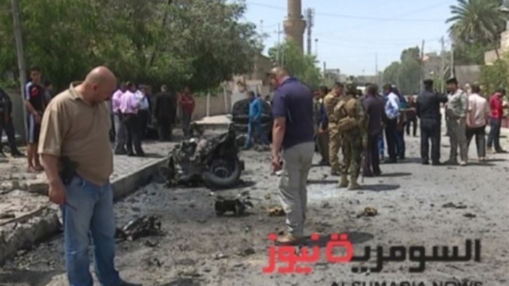 بالصور .. اثار انفجار سيارة مفخخة في العرصات وسط بغداد اليوم