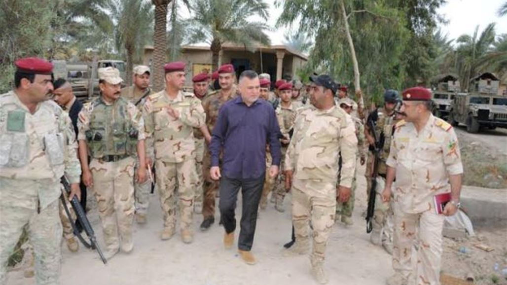 الاعرجي يتفقد القوات المتواجدة بمدخل الكرمة ويؤكد ضرورة إدامة زخم الإنتصارات