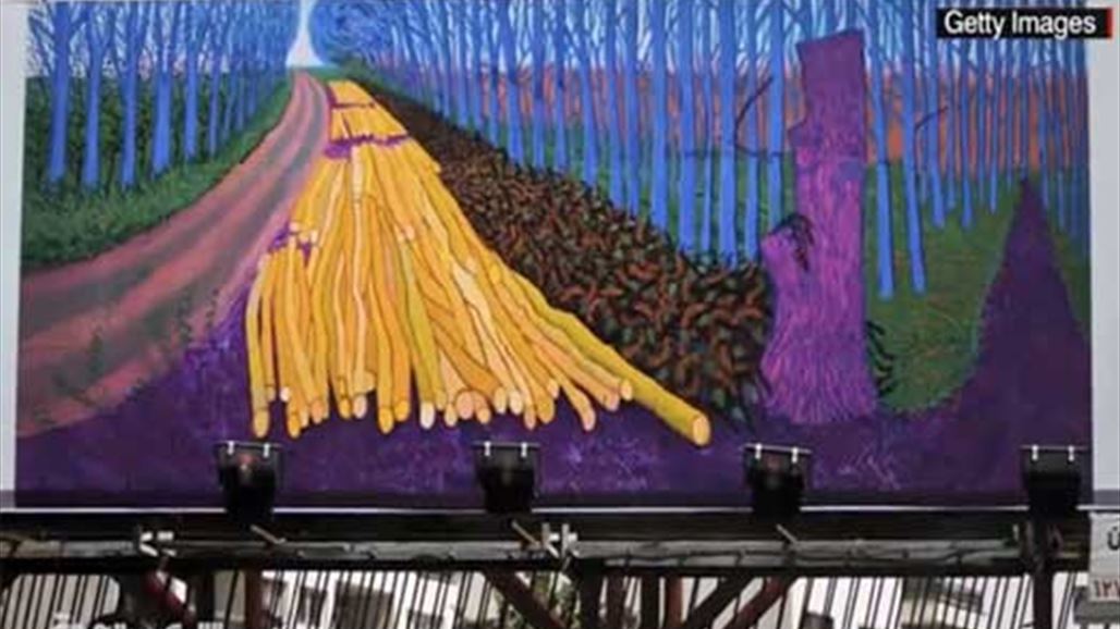 بالصور: أشهر اللوحات العالمية تزين شوارع طهران