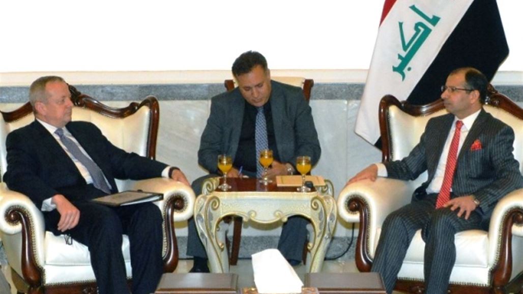 رئيس البرلمان يلتقي مبعوث الرئيس الامريكي ويدعو لتكثيف الطلعات الجوية