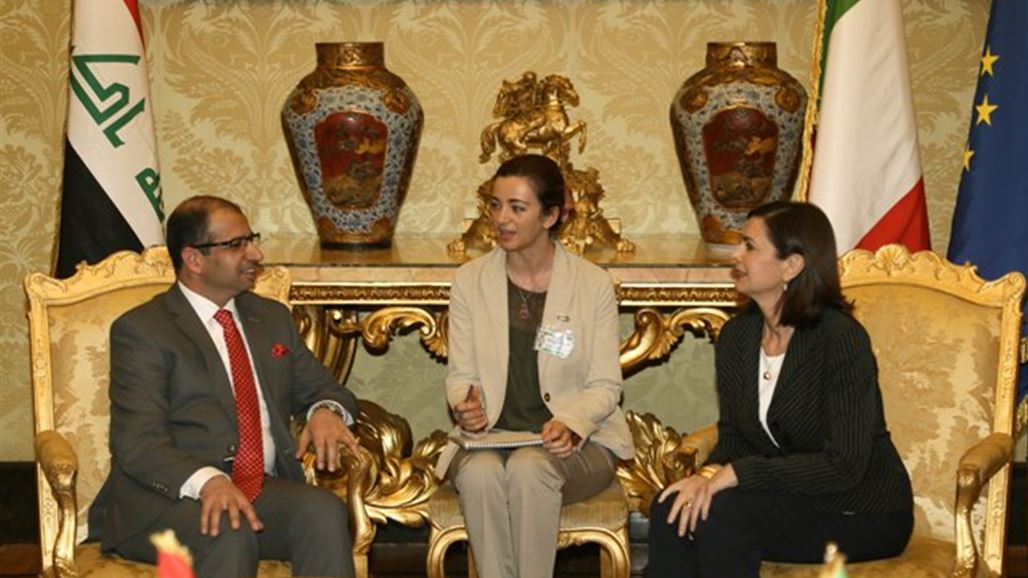 الجبوري يختتم زيارته لروما بعد لقاء نظيرته الايطالية ويتوجه الى بروكسل