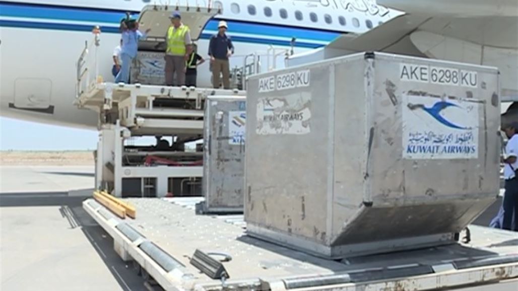 طائرة كويتية ثانية محملة بالادوية تتوجه إلى بغداد لاغاثة النازحين