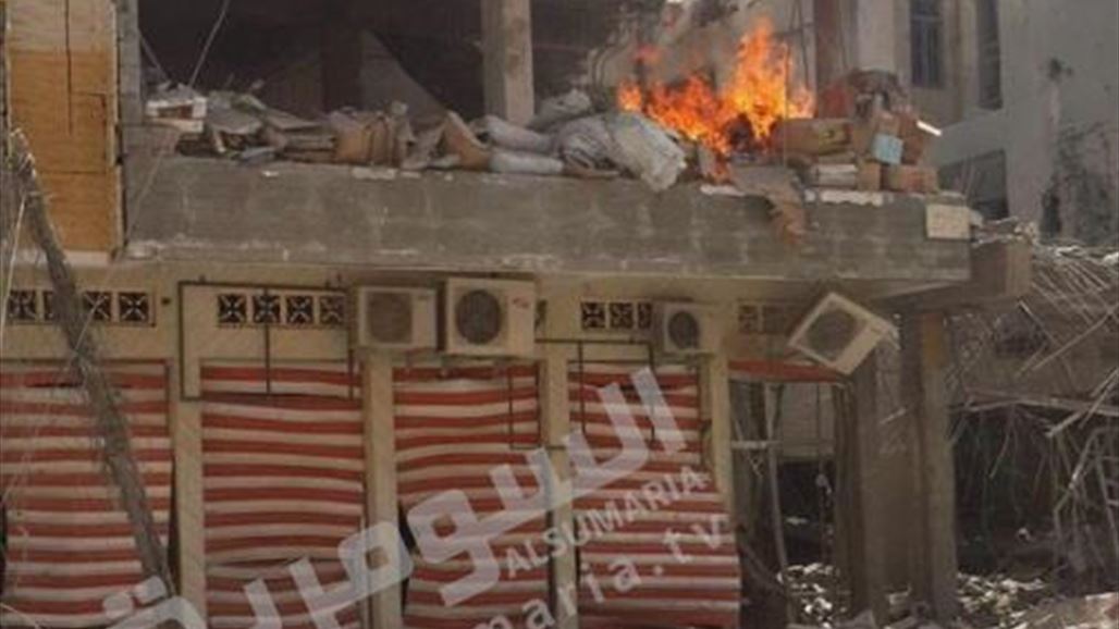طائرات حربية تستهدف سوق الرمادي وسط المدينة