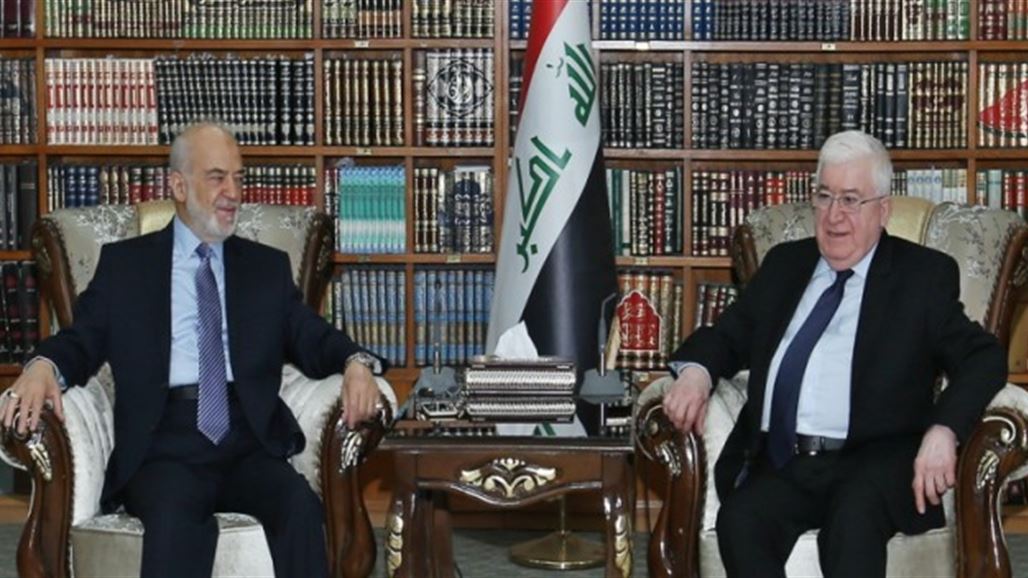 معصوم والجعفري يؤكدان على ضرورة توسيع الحشد الدولي المساند للعراق