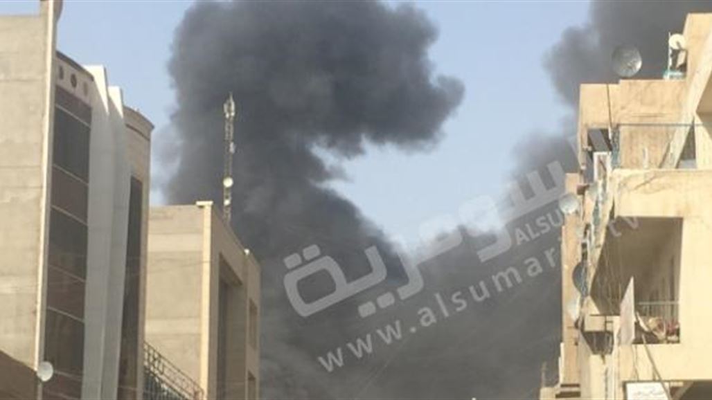 نشوب حريق في محطة وقود بشارع النضال وسط بغداد