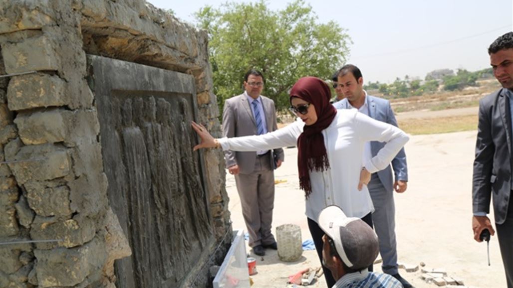 المباشرة بتأهيل وصيانة نصب ابي نؤاس وعلوش توجه بسرعة الإنجاز