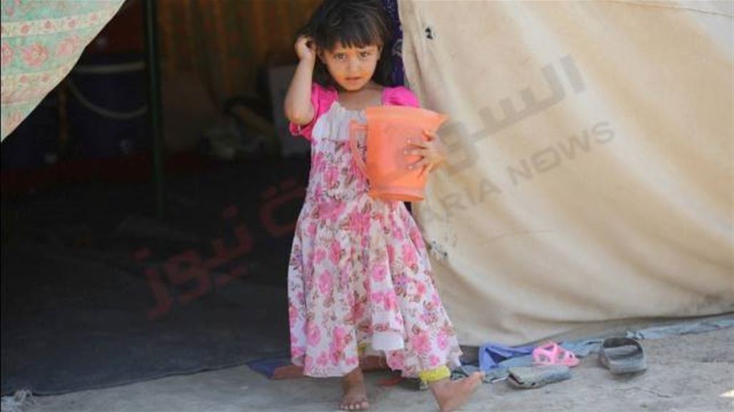 بالصور.. نازحون في الأنبار يواجهون ظروفهم بأمل العودة إلى منازلهم
