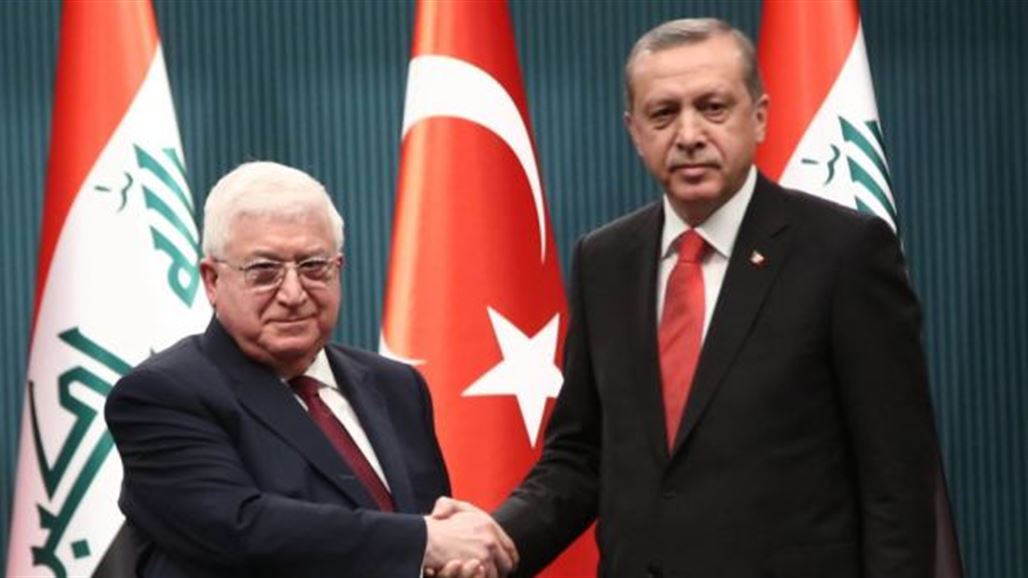 اردوغان لمعصوم: داعش فيروس وحزب العمال يشكل بلاء في المنطقة