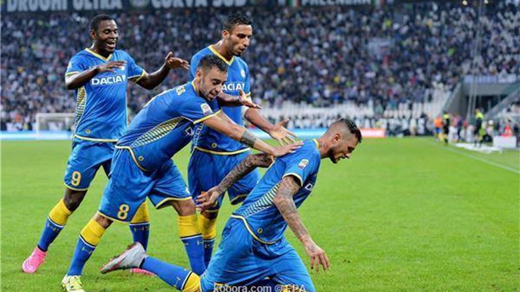 علي عدنان فأل حسن على أودينيزي في أول ظهور رسمي له في الدوري الإيطالي