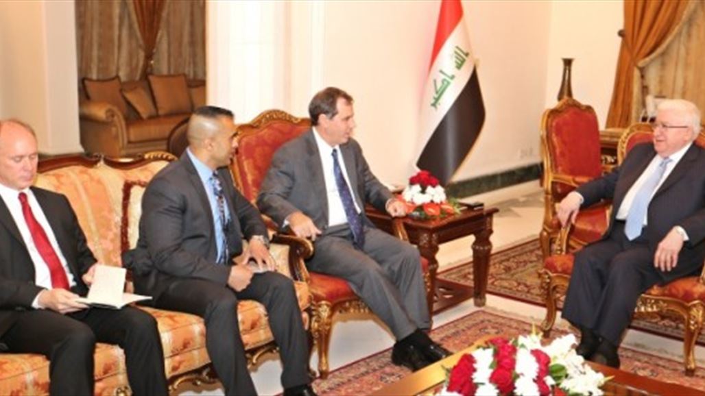 معصوم للسفير الامريكي: نسعى لانجاح اصلاحات الحكومة وفق الدستور