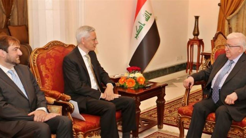 معصوم والسفير الفرنسي يناقشان وضع العراق الداخلي والعلاقات الثنائية