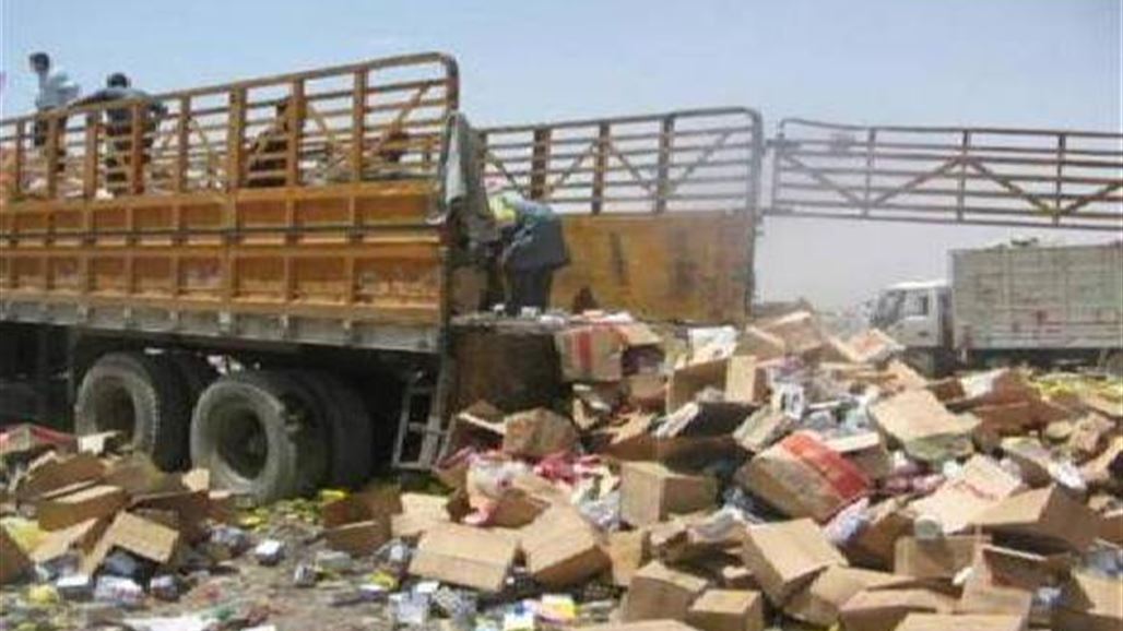 ضبط أغذية تركية فاسدة بديالى هي الأكبر منذ عشرة أعوام