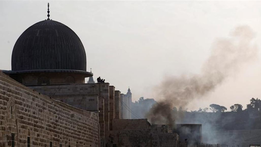 مصادمات في باحة المسجد الأقصى