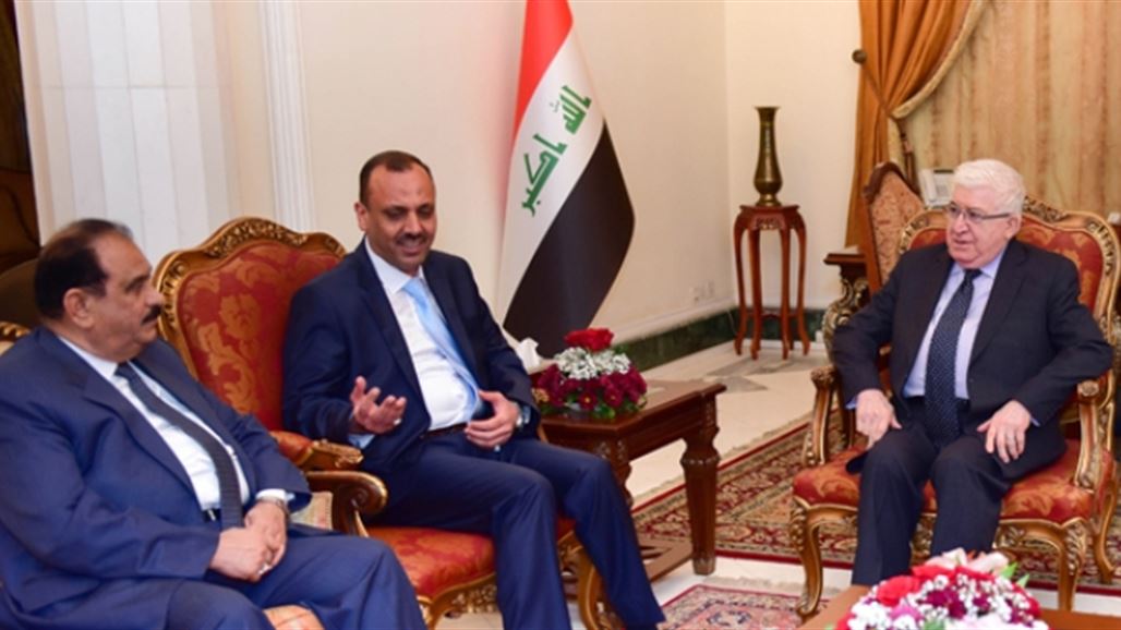 رئيس الجمهورية يدعو الى الاهتمام بالنجف من النواحي الاقتصادية والسياحية والثقافية