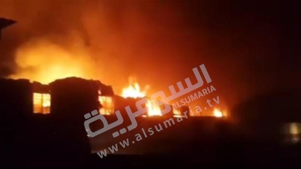 مصرع واصابة 9 باندلاع حريق في منزل مدير العلاقات العربية بالبرلمان وسط بغداد
