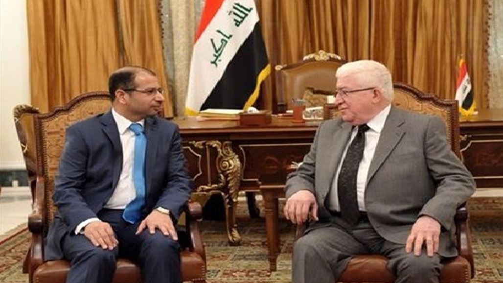 معصوم والجبوري يؤكدان أهمية العمل الوطني المشترك وتعزيز التعاون مع الدول