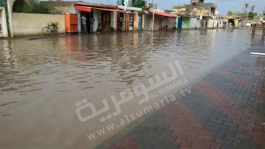 ديالى: معدلات هطول الامطار كانت اكبر من قدرة منظومة المجاري