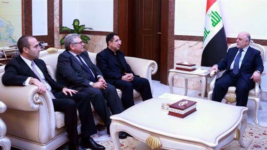 العبادي يؤكد لوزير الصناعة اللبناني استعداد الحكومة لدعم رجال الاعمال اللبنانيين بالاستثمار