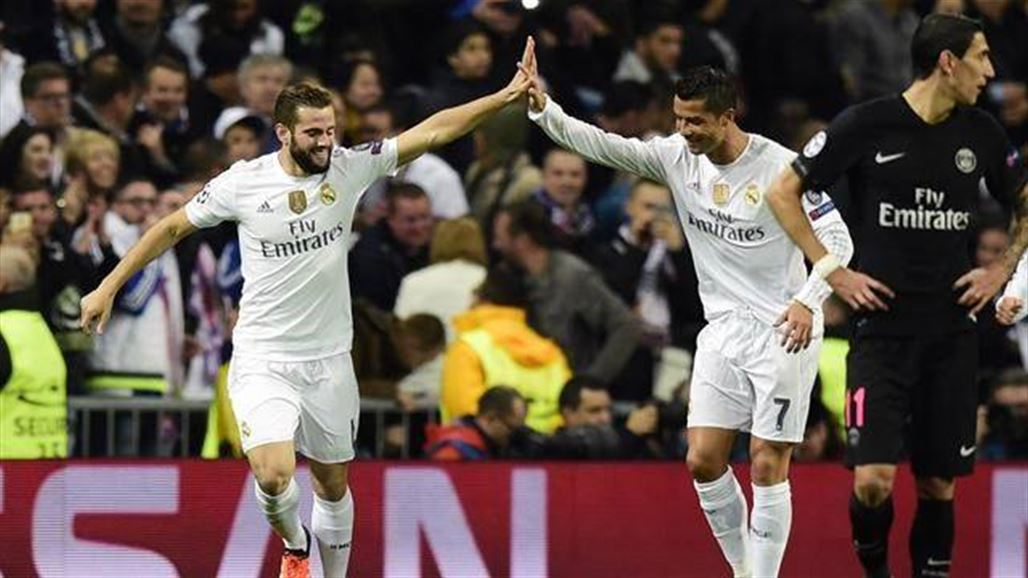 ناتشو يقود ريال مدريد للتأهل بدوري الابطال على حساب باريس سان جيرمان