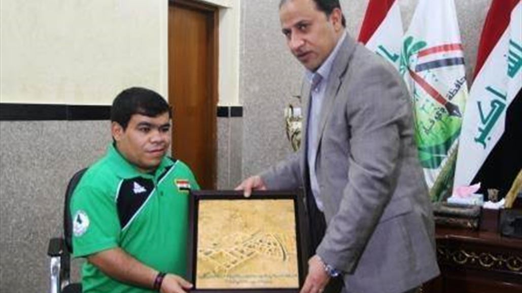 ذي قار تكرم بطل ألعاب القوى جراح ناصر والأخير يهدي الإنجاز للشعب العراقي