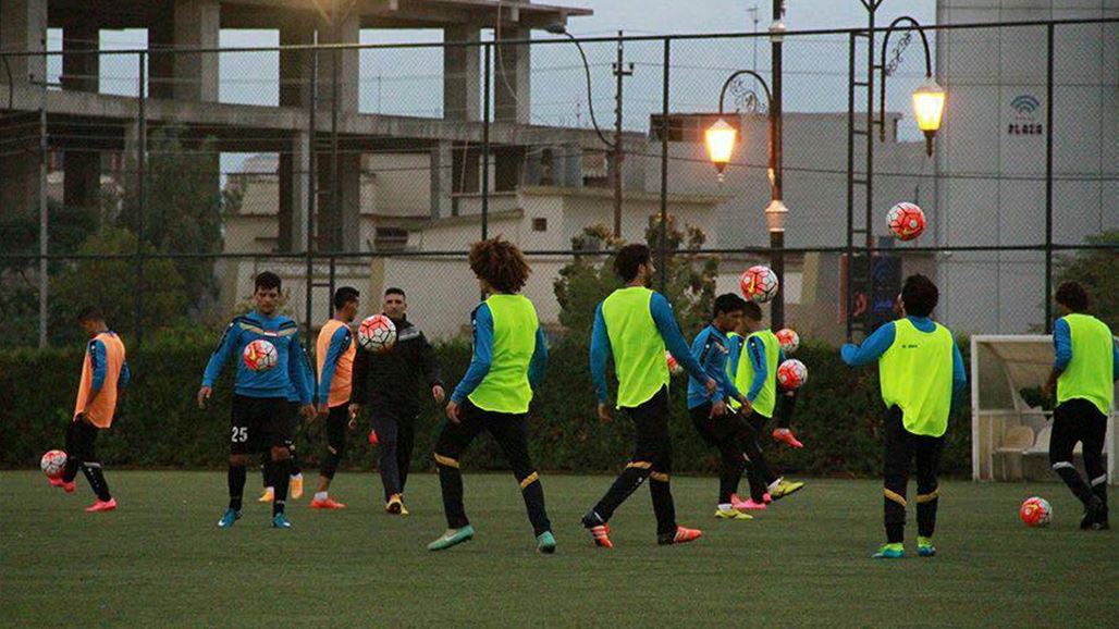 المنتخب الأولمبي يبدأ مشواره التحضيري في اربيل