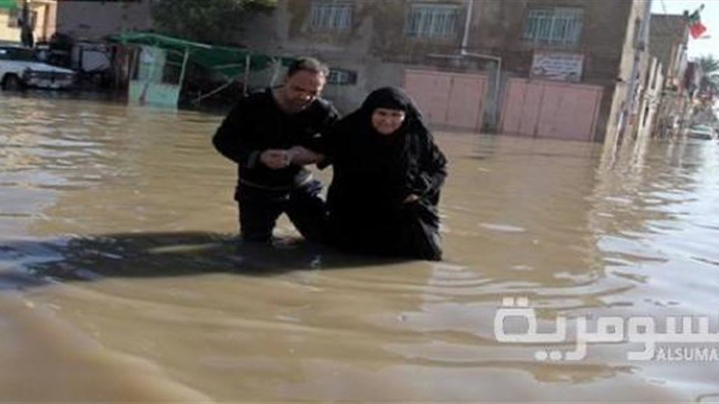 الدفاع المدني في كركوك يعلن إنقاذ ثلاثة أشخاص كادوا يغرقون جراء الأمطار