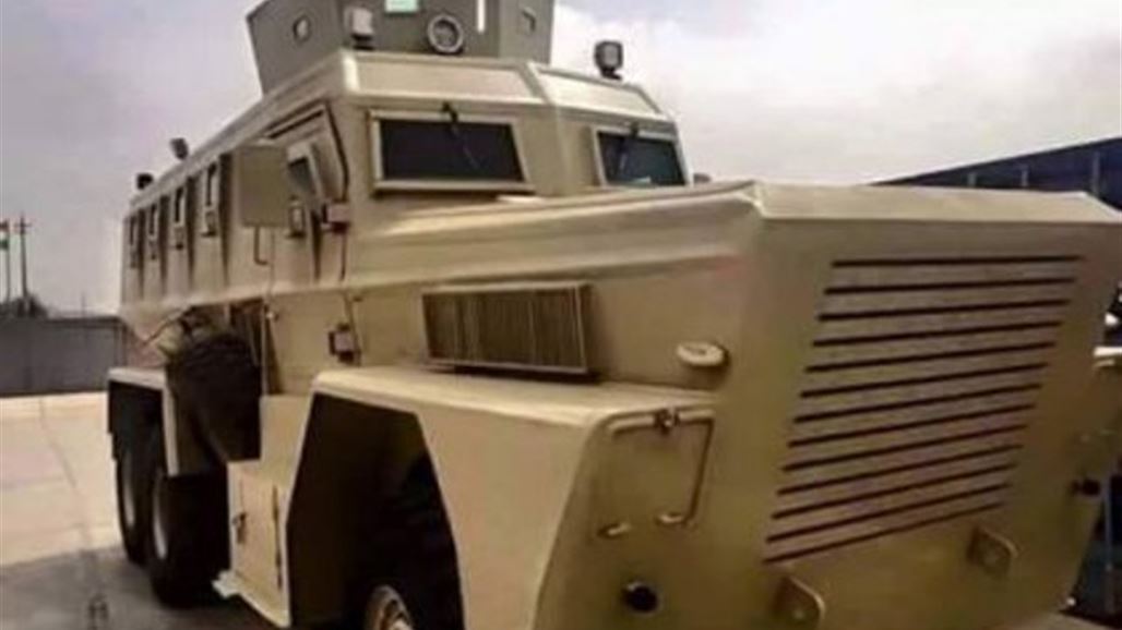 الصناعة تكشف عن تصنيع مدرعة مسيرة لمعالجة العجلات المفخخة