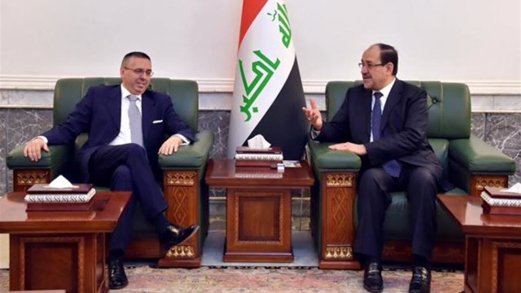 المالكي يؤكد ضرورة تفعيل التعاون مع ايطاليا في جميع المجالات