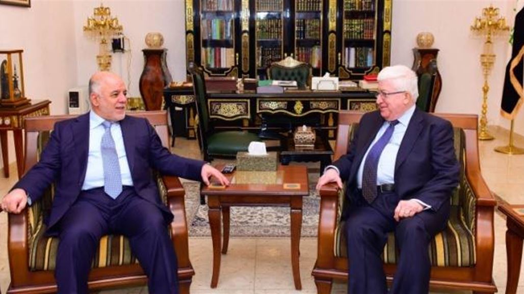 معصوم والعبادي يجددان دعوتهما لتركيا للإسراع بسحب "قوتها المتوغلة" في العراق