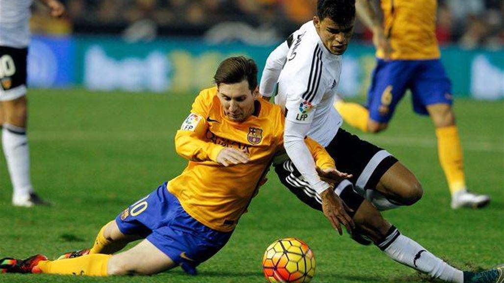 برشلونة يسقط بفخ التعادل أمام فالنسيا