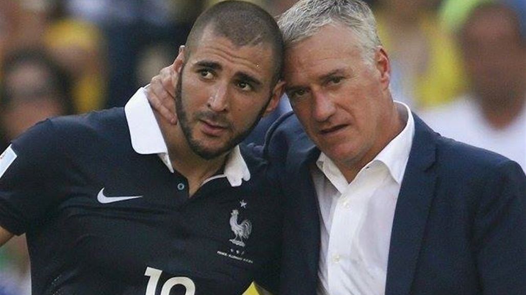 المدرب الفرنسي ديشان يؤيد قرار إبعاد بنزيمة عن صفوف المنتخب