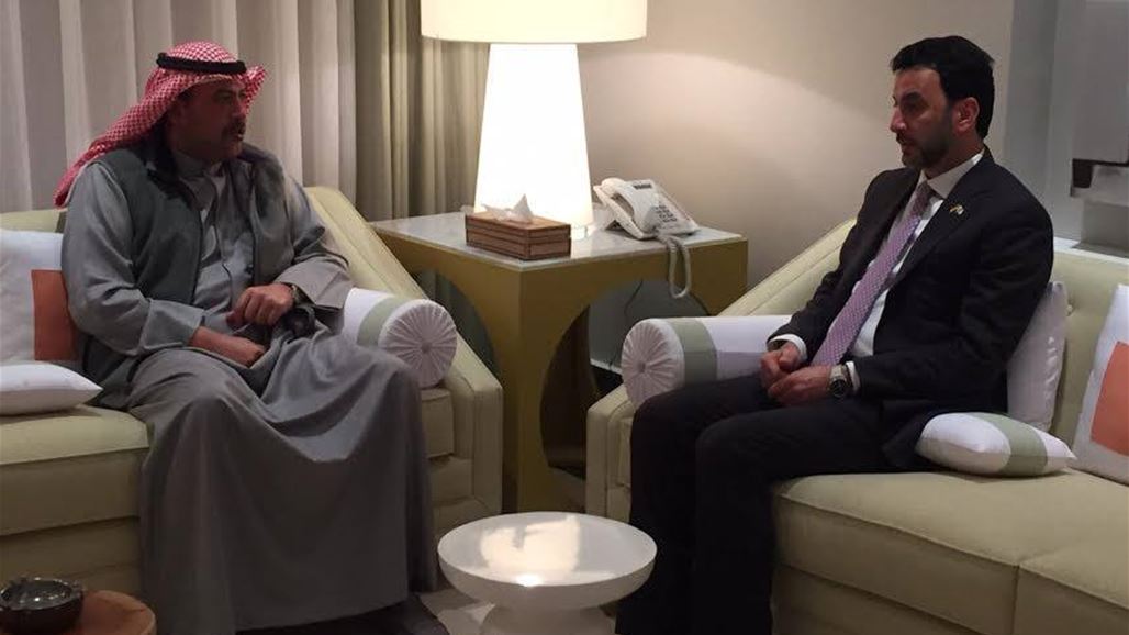 عبطان والفهد يبحثان قضية رفع الحظر عن الملاعب العراقية