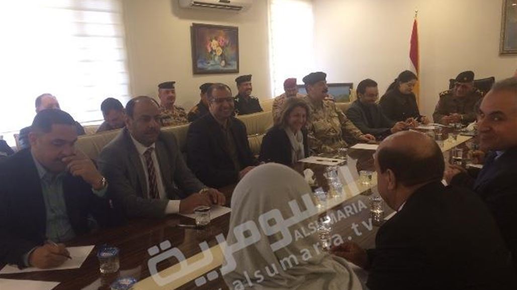 الجبوري يجتمع في خانقين مع قائممقام القضاء ورئيس المجلس المحلي