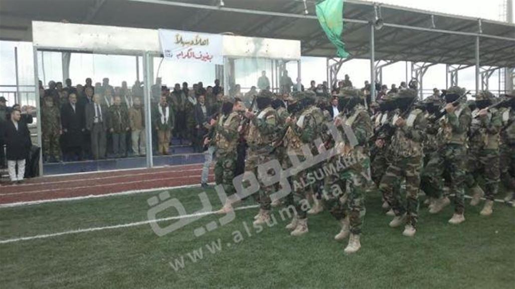 الحشد التركماني يعلن تخرج قوة مدربة على حرب الشوارع والاقتحامات