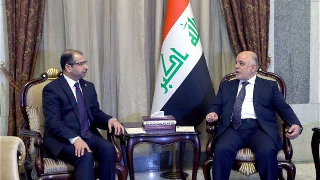 الجبوري والعبادي يؤكدان على التعاون بين السلطتين التنفيذية والتشريعية ومحاربة الفساد