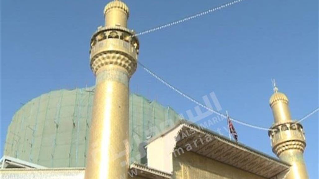 العتبة العلوية: المائة كغم ذهب اشتريت لتذهيب القبة وليست منحة