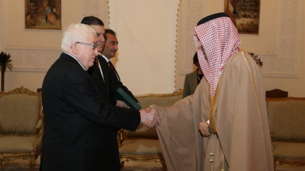 معصوم يتسلم أوراق اعتماد السفير السعودي ويؤكد استعداد العراق لانجاح عمله