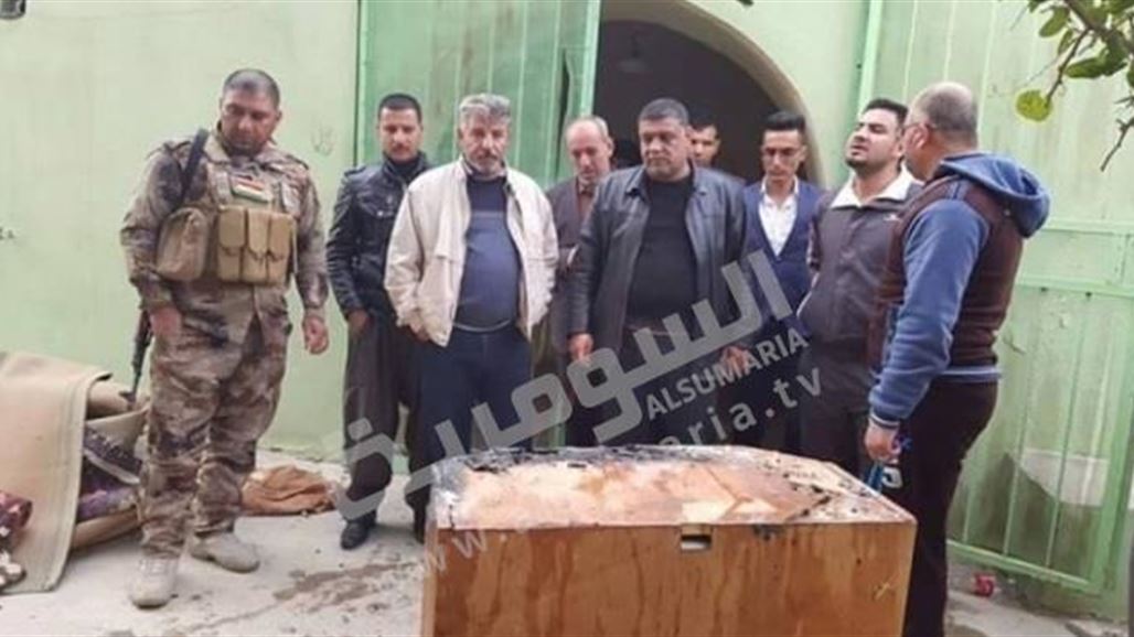 مجهولون يحرقون مقام الامام الحسن جنوب شرقي كركوك