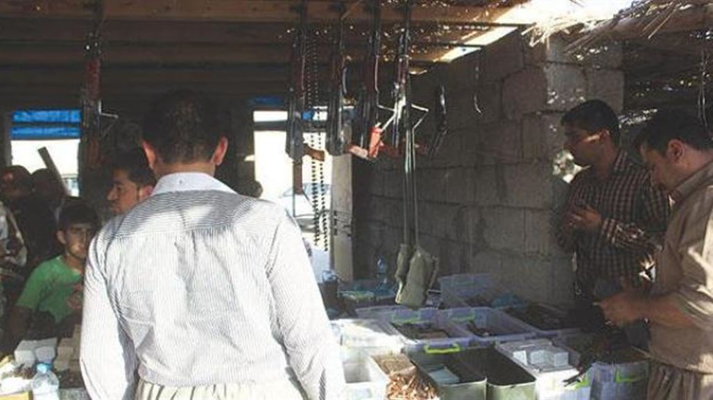 سلطات كردستان تغلق سوق بيع الأسلحة في أربيل
